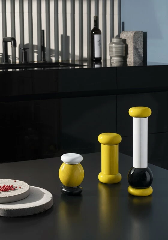 New π₯ Alessi Sottsass Grinder, Small, Yellow - White - Black π 5 New π₯ Alessi Sottsass Grinder, Small, Yellow - White - Black π - Image 3