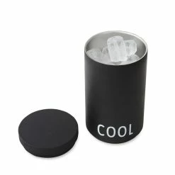 Outlet 💯 Design Letters Cool Wine Cooler, Black ❤️ 9 Outlet 💯 Design Letters Cool Wine Cooler, Black ❤️ -Alessi shop 10204303BLACK3 26