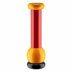 Flash Sale 🎉 Alessi Sottsass Grinder, Large, Black - Red - Yellow 😉