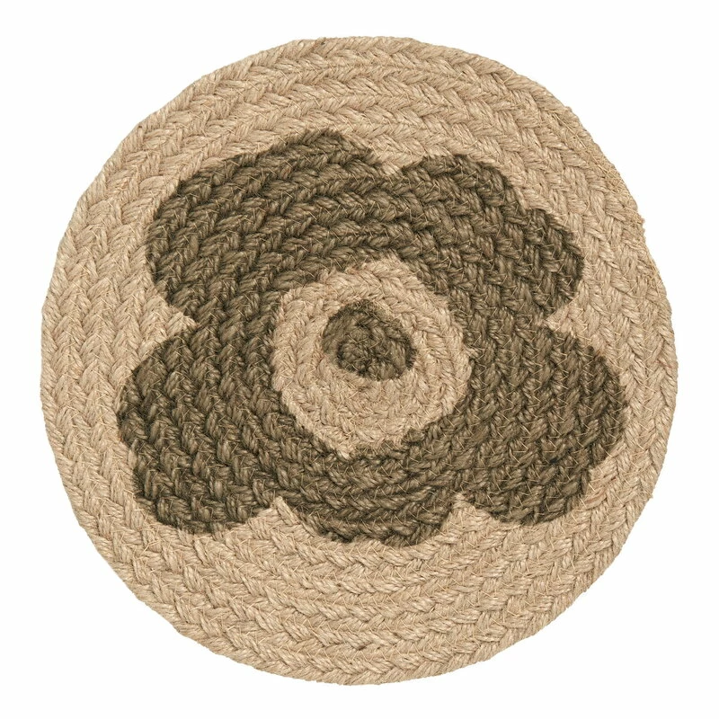 Brand new π― Marimekko Unikko Trivet, Jute βοΈ 3 Brand new π― Marimekko Unikko Trivet, Jute βοΈ