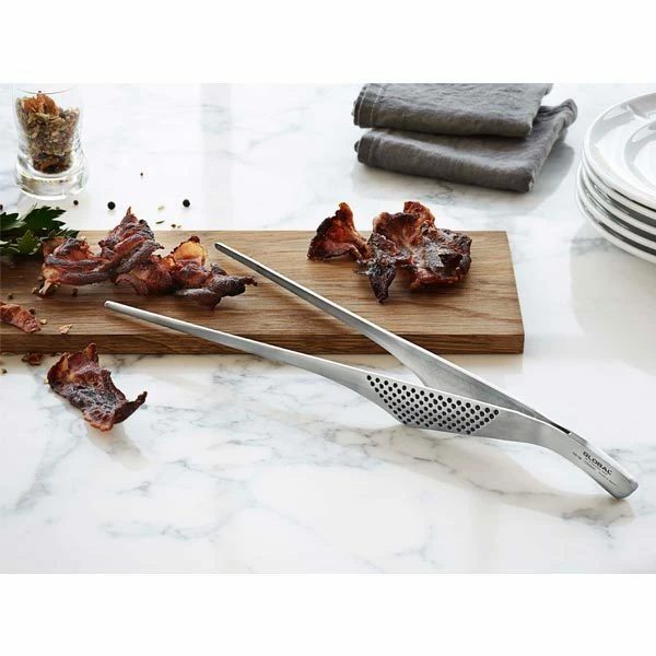 Budget π Global GS-28 Kitchen Tongs, Steel, 30 Cm π 4 Budget π Global GS-28 Kitchen Tongs, Steel, 30 Cm π - Image 2