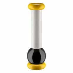 Flash Sale 👏 Alessi Sottsass Grinder, Large, Yellow - Black - White ✔️