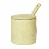 Budget π Ferm LIVING Flow Jam Jar With Spoon, Yellow Speckle π 1 Budget π Ferm LIVING Flow Jam Jar With Spoon, Yellow Speckle π -Alessi shop 16fermliving flow hillopurkki kelt ma
