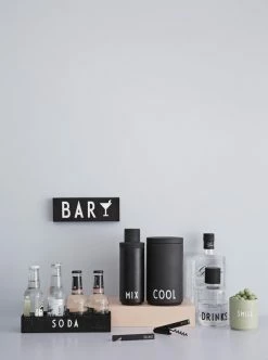 Outlet 💯 Design Letters Cool Wine Cooler, Black ❤️ 11 Outlet 💯 Design Letters Cool Wine Cooler, Black ❤️ -Alessi shop 20203011 1 lifestyle 1