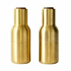 New π₯° MENU Bottle Grinder, 2 Pcs, Brushed Brass - Walnut β¨