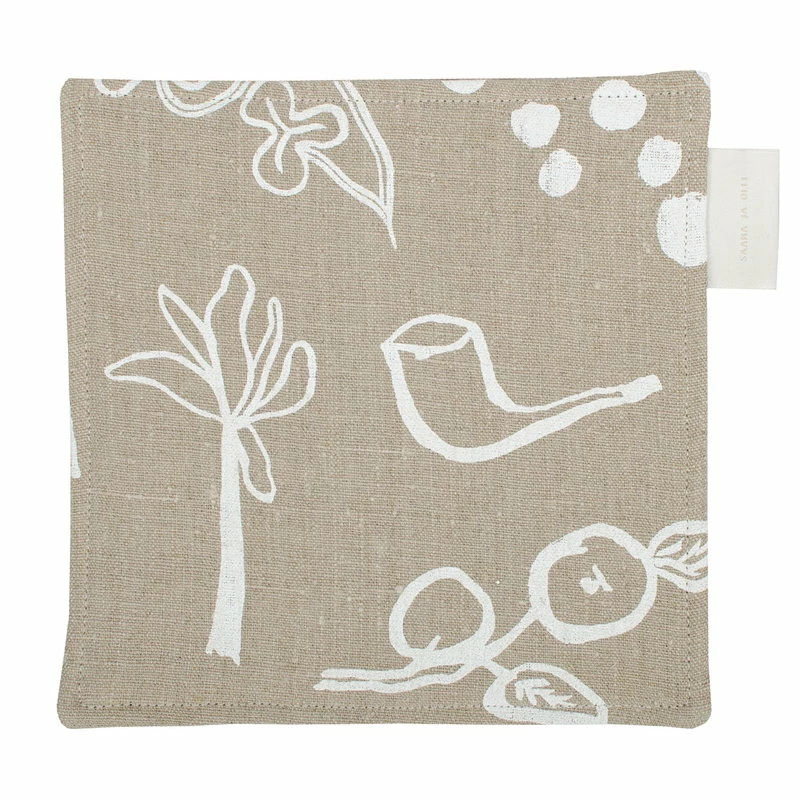 Brand new ✔️ Saana Ja Olli Onnenmaa Pot Holder/trivet, Beige ⌛ 3 Brand new ✔️ Saana Ja Olli Onnenmaa Pot Holder/trivet, Beige ⌛