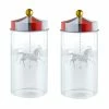 Cheap 🧨 Alessi Circus Glass Jar, 2 Pcs 🔔 -Alessi shop 223Alessi isoTH