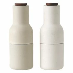 Wholesale 🥰 MENU Bottle Grinder 2 Pcs, Ceramic, Sand - Walnut 👍