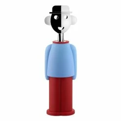 Alessi shop 23 Discount π Alessi Alessandro M. Corkscrew, Light Blue - Red π