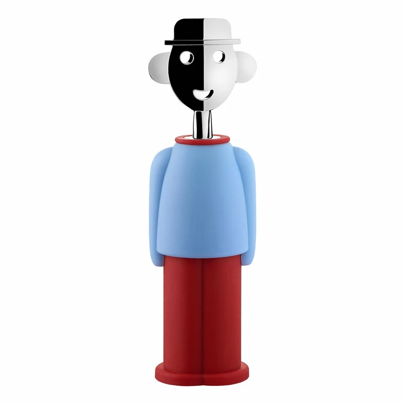 Discount π Alessi Alessandro M. Corkscrew, Light Blue - Red π 3 Discount π Alessi Alessandro M. Corkscrew, Light Blue - Red π