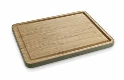 Budget ???? Eva Solo Green Tool Cutting Board With Groove, 39 X 28 Cm, Bamboo ???? -Alessi shop 520350 Green tool bamboo cutting board with juice groove aRGB High