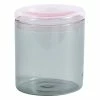 Best Pirce 👏 HAY Glass Jar, L, Grey - Pink 😀 -Alessi shop 541354 Borosilicate Jar L grey