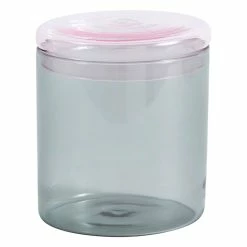 Best Pirce π HAY Glass Jar, L, Grey - Pink π