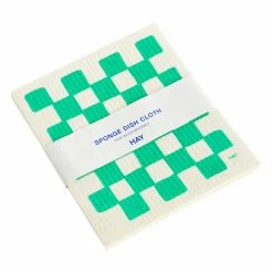 Buy π HAY Sponge Dish Cloth, White - Green, 3 Pcs π 9 Buy π HAY Sponge Dish Cloth, White - Green, 3 Pcs π -Alessi shop 541472 Sponge Dish Cloth Set of 3 white packaging