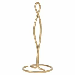 New π Ferm LIVING Curvature Paper Towel Holder, Brass π