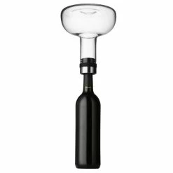 Brand new π₯° MENU Wine Breather, Clear - Steel π 10 Brand new π₯° MENU Wine Breather, Clear - Steel π -Alessi shop 70Viininilmaaja iso