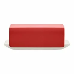 Promo π Alessi Mattina Butter Dish, Red π―