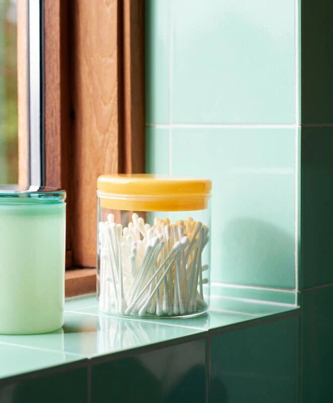 New π HAY Glass Jar, M, Clear - Yellow β 5 New π HAY Glass Jar, M, Clear - Yellow β - Image 3