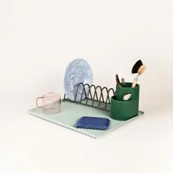 Top 10 π₯° HAY Dish Drainer Cutlery Cup, Dark Green π 9 Top 10 π₯° HAY Dish Drainer Cutlery Cup, Dark Green π -Alessi shop Dish Drainer Tray light blue