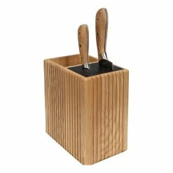 Cheap π― Heirol Woody Knife Block/utensil Holder, Ash π