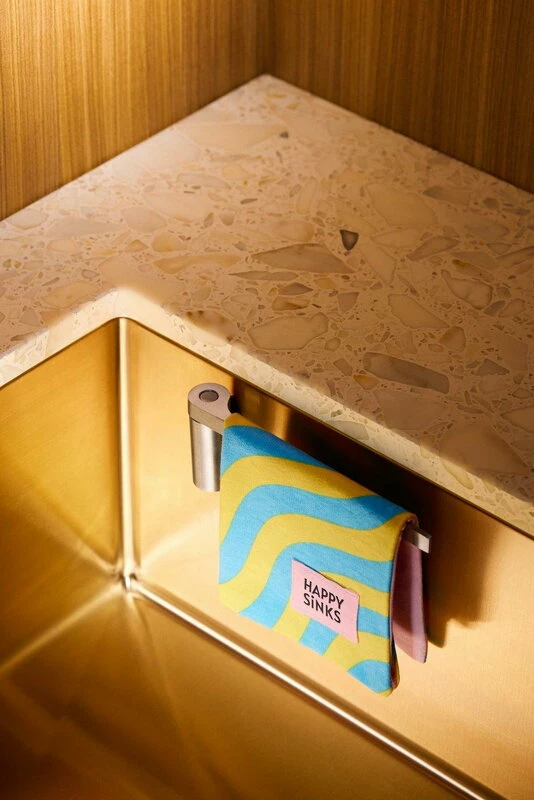 New β€οΈ Happy Sinks Dishcloth Holder, Steel π 8 New β€οΈ Happy Sinks Dishcloth Holder, Steel π - Image 6