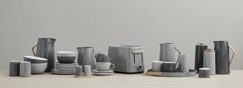 Emma storage jar, small, grey Promo ???? Stelton Emma Storage Jar, Small, Grey ???? -Alessi shop LS203 1 x 204 1 x 205 1 x 206 Emma grey