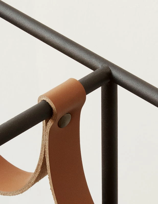 Umanoff wine rack, black - cognac Discount ❤️ MENU Umanoff Wine Rack, Black - Cognac ✔️ -Alessi shop MENU Wine Rack 4