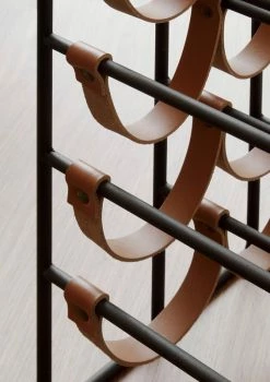 Discount ❤️ MENU Umanoff Wine Rack, Black - Cognac ✔️ 4 Discount ❤️ MENU Umanoff Wine Rack, Black - Cognac ✔️ -Alessi shop MENU Wine Rack 5