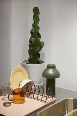 Hot Sale π HAY Dish Drainer Tray, Powder π₯° 10 Hot Sale π HAY Dish Drainer Tray, Powder π₯° -Alessi shop PC Portable olive Dish Drainer Borosilicate Cup