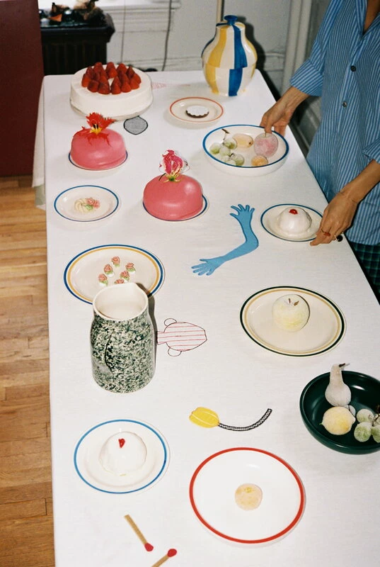 Wholesale π€© HAY Sobremesa Stripe Cookie Jar, Blue - Yellow βοΈ 4 Wholesale π€© HAY Sobremesa Stripe Cookie Jar, Blue - Yellow βοΈ - Image 2