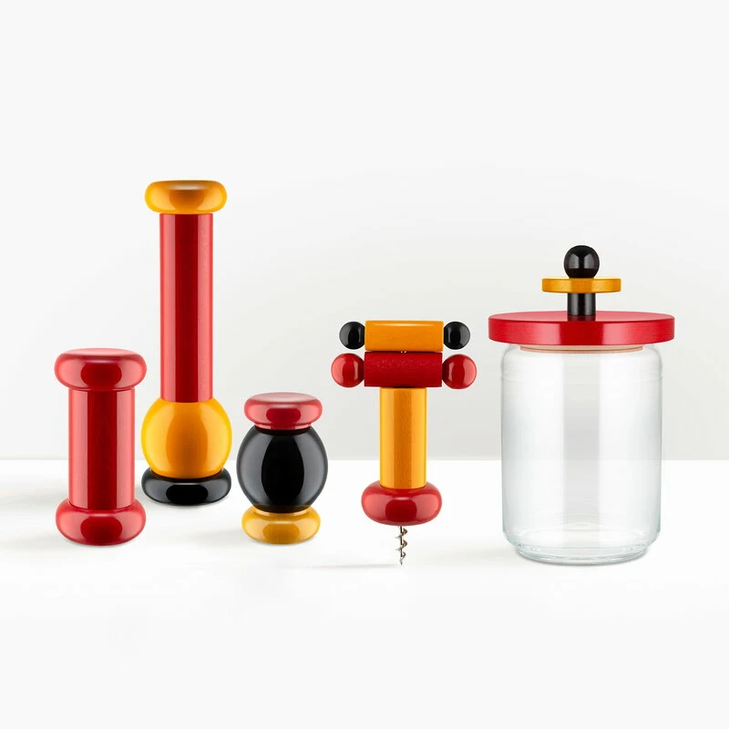 Flash Sale π Alessi Sottsass Grinder, Large, Black - Red - Yellow π 4 Flash Sale π Alessi Sottsass Grinder, Large, Black - Red - Yellow π - Image 2